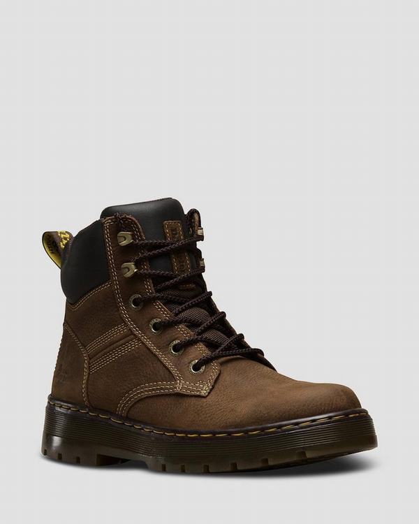 Dr Martens Pánské Pracovní Boty Gabion Hnědé, CZ-641908